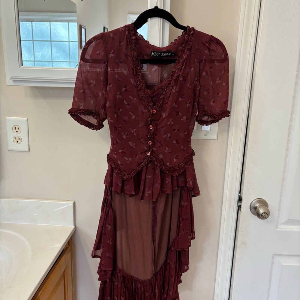 Vintage Betsey Johnson 2 piece dress RARE - Picture 1 of 8